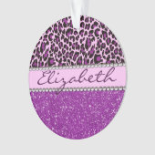 Parties scintillantes pourpres personnalisées (devant)