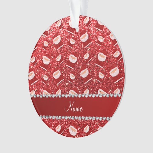 Parties scintillantes rouges nommées (devant)