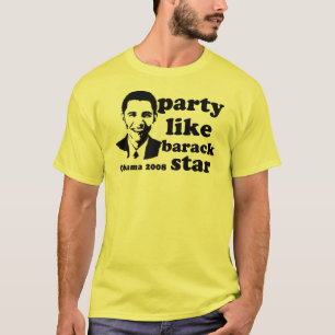 Partij als barack Star T-shirt