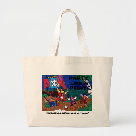 Partij als een partijgenoot Canvas tas (Voorkant)