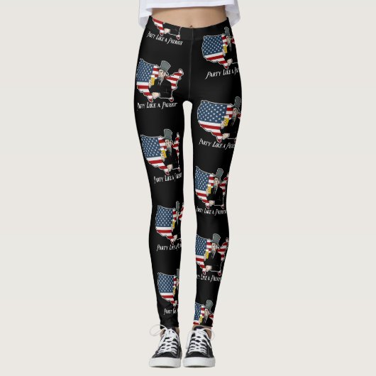Partij als een Patriot Leggings (Voorkant)