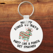 Partij als een Pinata Cinco de Mayo Sleutelhanger (Voorkant)