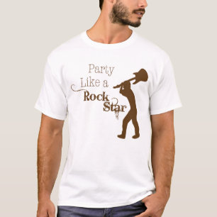 Partij als een Rock Star T-shirt