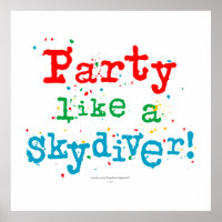 Partij als een SKYDIVER!