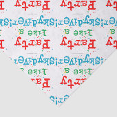 Partij als een SKYDIVER! Tissuepapier (Detail)