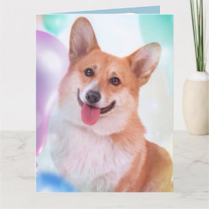 Partij ballon Corgi Kaart