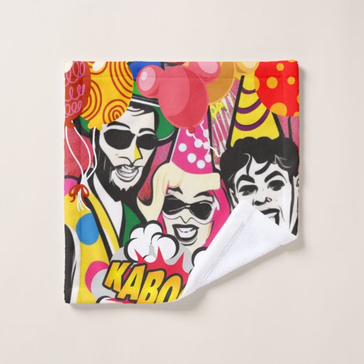Partij bij bad handdoek (Wasdoekje)