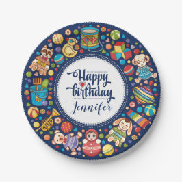 Partij bij de Palooza Birthday Papieren Bordje