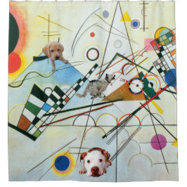 Partij bij de Samenstelling VIII Douchegordijn