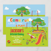 Partij bij de uitnodiging voor de geboorte van het (Voorkant / Achterkant)