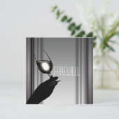 PARTIJ bij pensionering die afscheid neemt van afs Kaart (Staand voorkant)