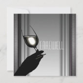 PARTIJ bij pensionering die afscheid neemt van afs Kaart (Voorkant)