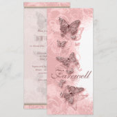 PARTIJ bij pensionering die afscheid neemt van afs Kaart (Voorkant / Achterkant)