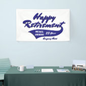 PARTIJ bij pensionering personaliseren Spandoek (Beurs)