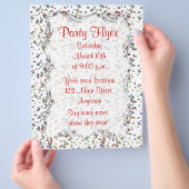 Partij Confetti Flyer (Hand)