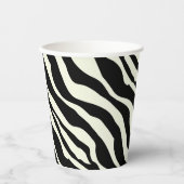 Partij Dier Zebra Print Papier Cup Papieren Bekers (Voorkant)