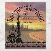 partij etiketten voor wijnflessen (Enkel label)