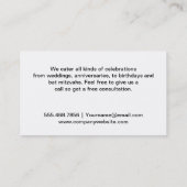 Partij | Goud en Paars Visitekaartje (Achterkant)