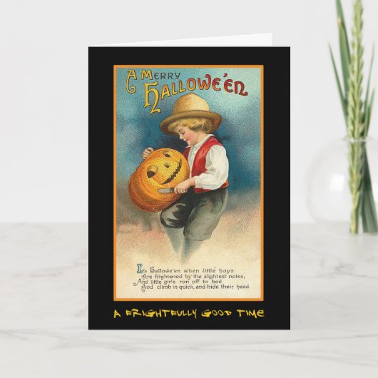 partij Halloween nodigt uit met bloedige tekst (Voorkant)