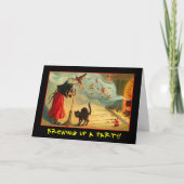 partij Halloween nodigt uit met bloedige tekst (Voorkant)