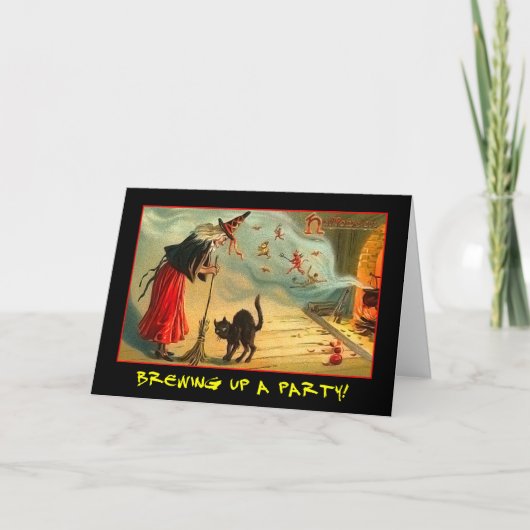 partij Halloween nodigt uit met bloedige tekst (Voorkant)