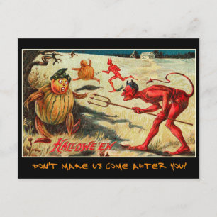  partij Halloween nodigt uit met bloedige tekst Kaart