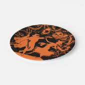  partij Halloween Papieren Bordje (Gekanteld)