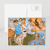 partij Halloween voor kinderen Feestdagenkaart (Voorkant / Achterkant)