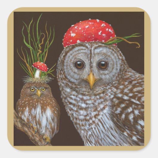 Partij in de Bossen stickers (Voorkant)