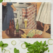  partij in de keuken, de bier en de Appetizers Theedoek (Gevouwen)