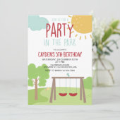 Partij in de speelplaats van het Park Kaart (Staand voorkant)