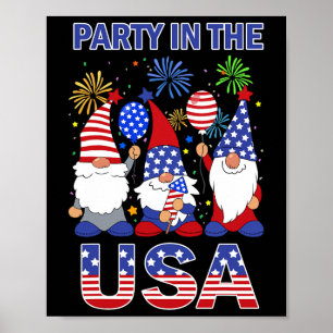 Partij in de Verenigde Staten Patriottische Gnoom Poster