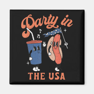 Partij in de Verenigde Staten van de Hete Dog Love Magneet