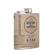 Partij in een papierzak heupfles (Rechts)