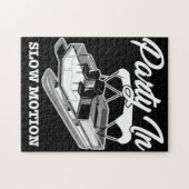 PARTIJ IN SLOW MOTION Pontoon Boat Legpuzzel (Horizontaal)