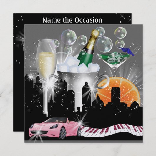 Partij in Stijlheldere lichten - SRF Kaart (Voorkant / Achterkant)