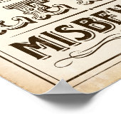  PARTIJ LAAT MISBEHEERSSCHEMA afdrukken Poster (Hoek)