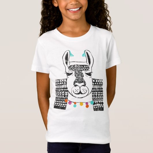 Partij Llama - Portrait T-shirt (Voorkant)