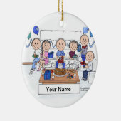 Partij - Mannelijk Keramisch Ornament (Rechts)