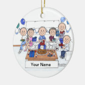 Partij - Mannelijk Keramisch Ornament (Links)