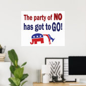 Partij nr. poster (Thuiskantoor)