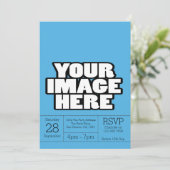 Partij of Gebeurtenis Kaart (Staand voorkant)