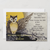   partij Owl Halloween Kaart (Voorkant)