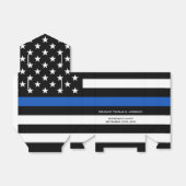 PARTIJ Pensionering politie personaliseert Thin Bl Bedankdoosjes (Uitgevouwen)