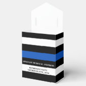 PARTIJ Pensionering politie personaliseert Thin Bl Bedankdoosjes (Geopend)