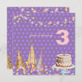 Partij petten, Kinderfeest Kaart (Voorkant / Achterkant)