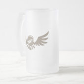 Partij Piloten Beer Stein Matglas Bierpul (Voorkant links)