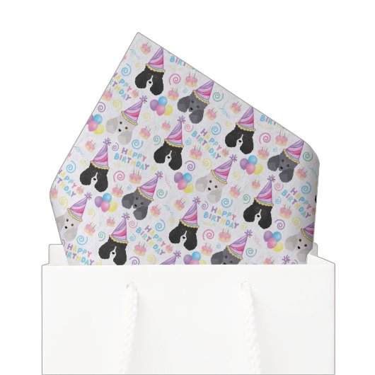 Partij Poodle Tissue Papier