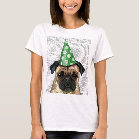 Partij Pug 2 T-shirt (Voorkant)