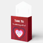 Partij Rode bruiloft gunst Bedankdoosjes (Geopend)